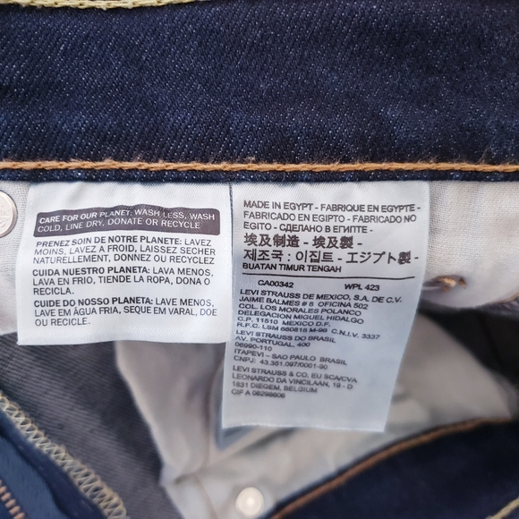 LEVI'S MEN 512 Slim Taper Straight Denim Jean - Picture 9 of 12